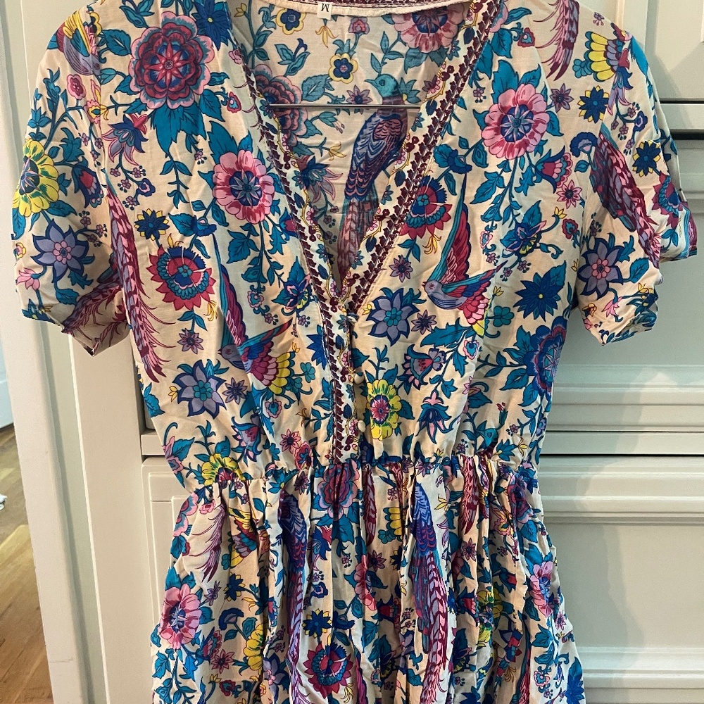 Floral/bird dress